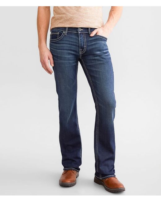 BKE Blue Aiden Boot Stretch Jean for men