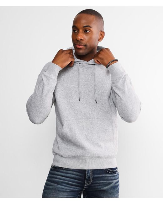 Jack & Jones Fleece ® Star Basic Hooded Sweatshirt in Grey (Gray) for Men |  Lyst