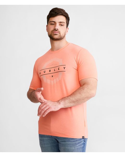 Hurley Orange Everyday Faze In T-shirt for men