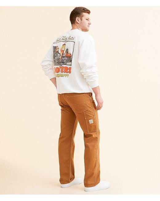 Levi's Natural 555 Relaxed Straight Carpenter Jean for men