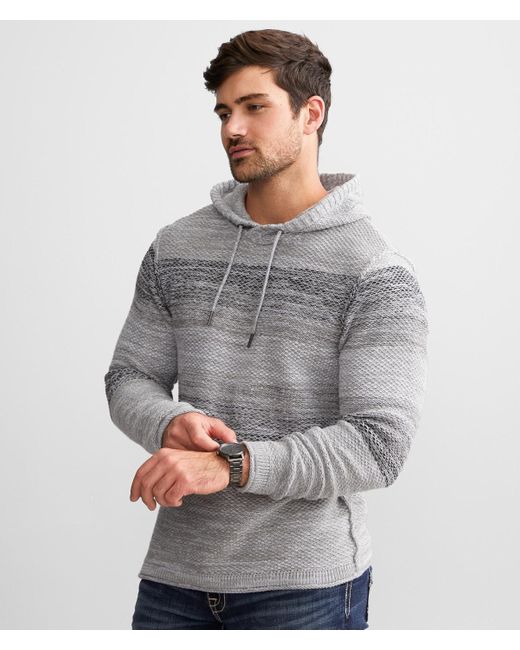 BKE Jaxon Hooded Sweater in Grey (Gray) for Men | Lyst