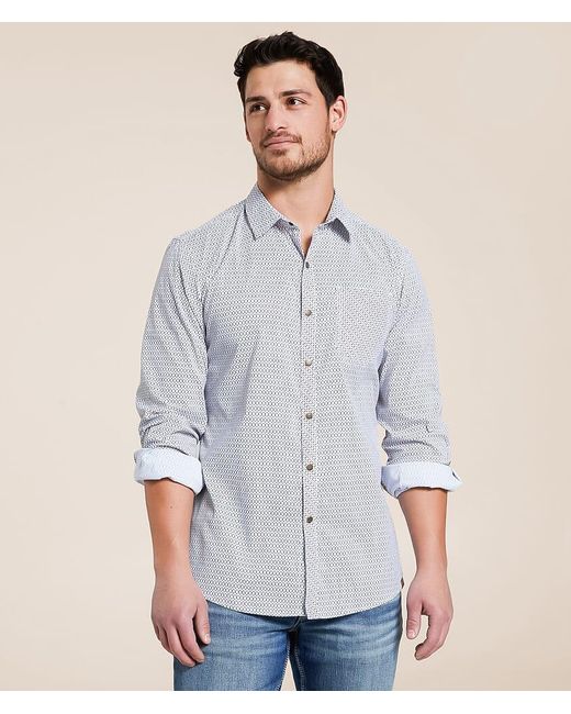 Gentry County Blue Western Athletic Shirt for men