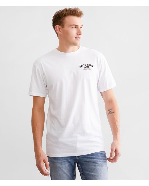 Salty Crew White Surf Club Premium T-shirt for men
