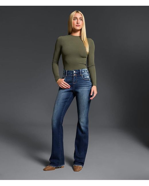 Buckle Black Gray Fit No. 85 Boot Stretch Jean