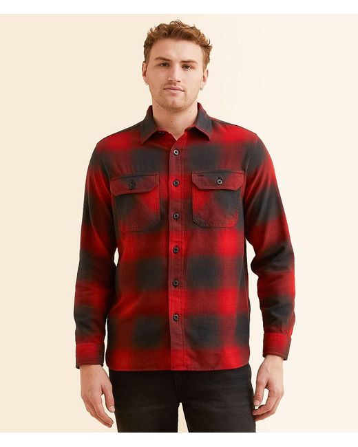 Pendleton Red Burnside Flannel Shirt for men