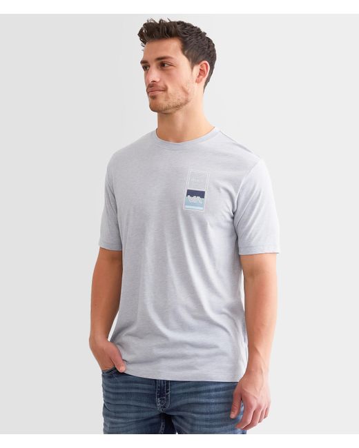 RVCA White Vert Pin Box Sport T-shirt for men