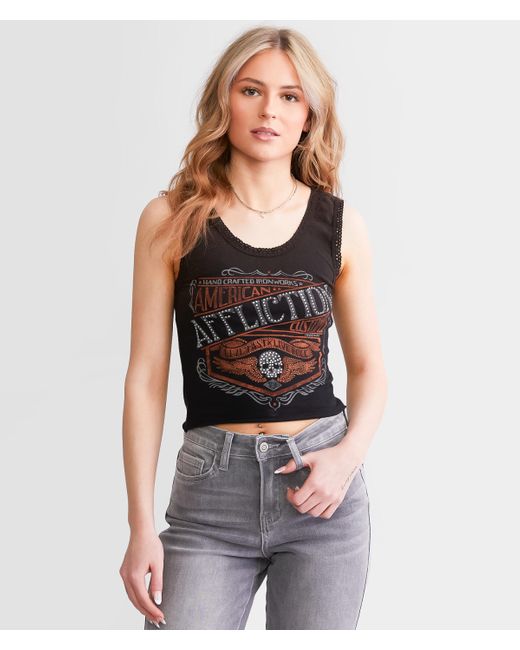 Affliction Black Fuel Injected Tank Top