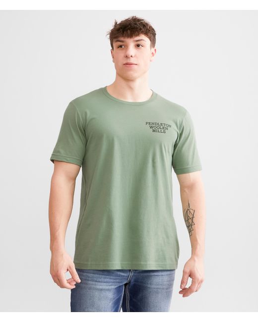 Pendleton Green Basket Maker T-shirt for men