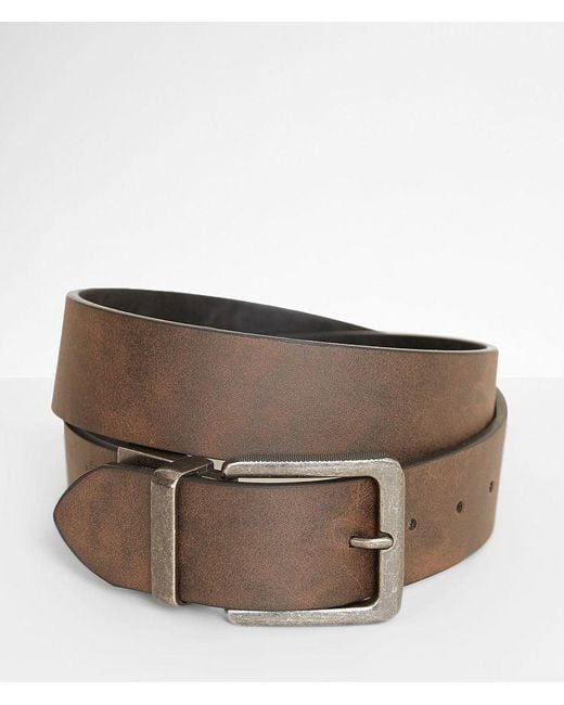 BKE Brown Riser Ii Reversible Leather Belt for men