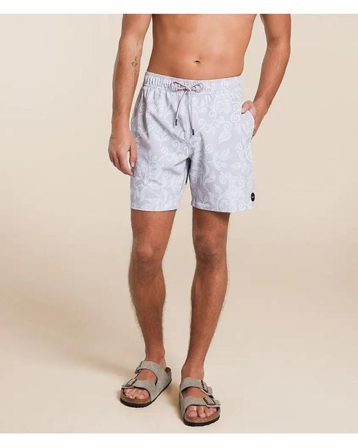 RVCA Pink Dot Stretch Swim Trunks for men