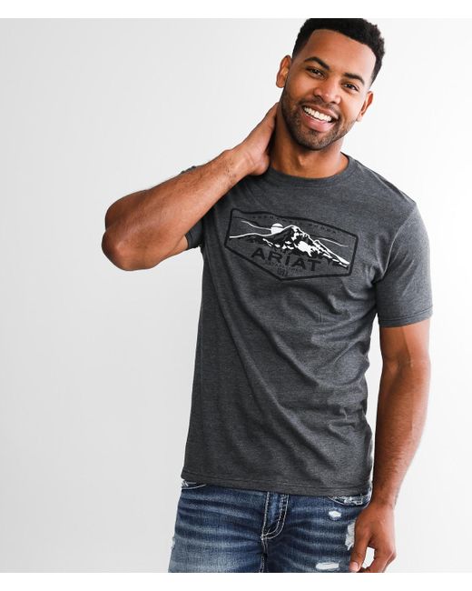 Ariat Rainer T-shirt in Grey (Gray) for 