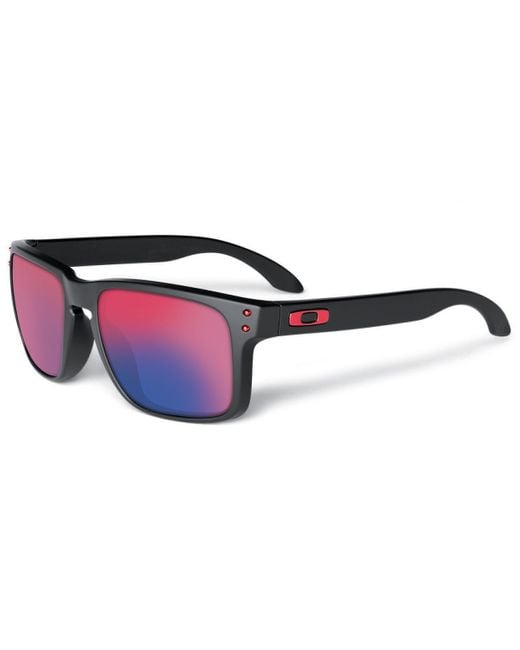 Oakley Holbrook Sunglasses in Red for Men | Lyst