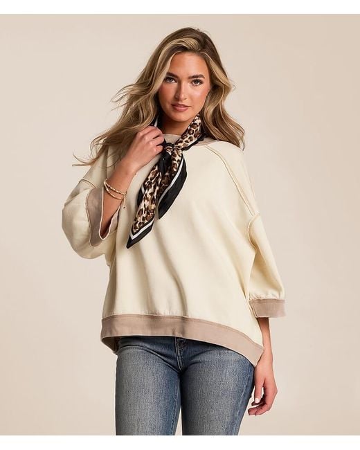 Free People Natural Everything Oversized Pullover