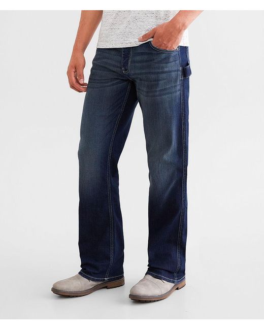 Reclaim Blue Regular Utility Boot Stretch Jean for men
