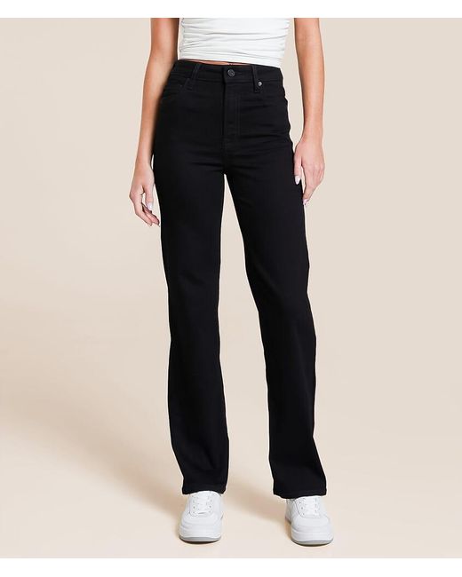 Hidden Jeans Black Tracey Straight Stretch Jean