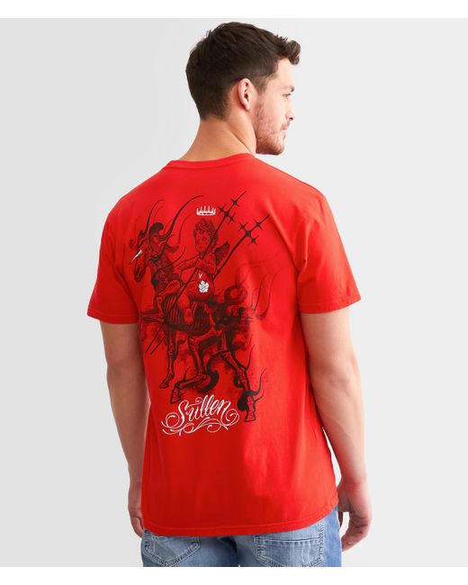 Sullen Red No Kiss T-shirt for men