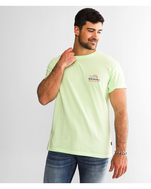 Billabong Lounge T-shirt in Green for 