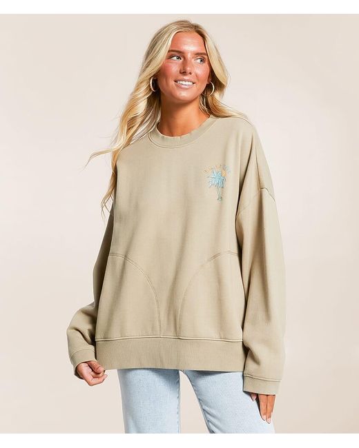 Billabong Natural Palm Life Oversized Pullover