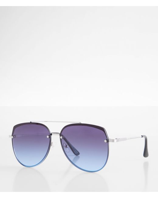 BKE Purple Aviator Sunglasses