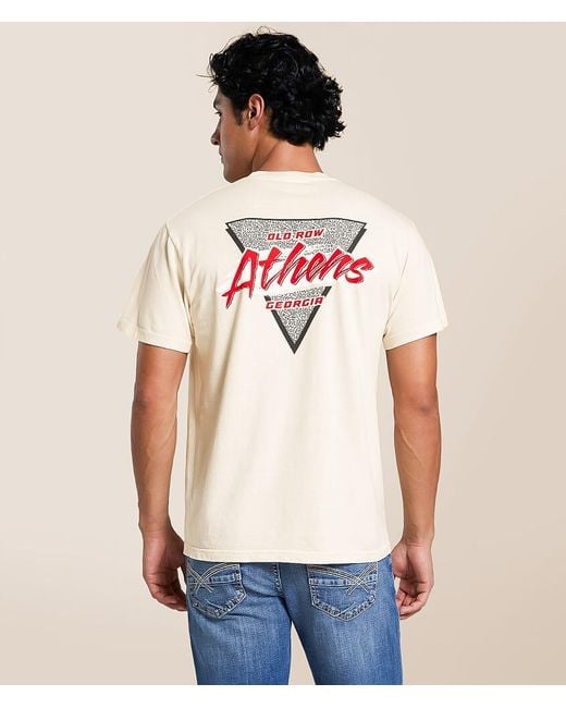 Old Row Natural Athens Georgia Retro T-Shirt for men
