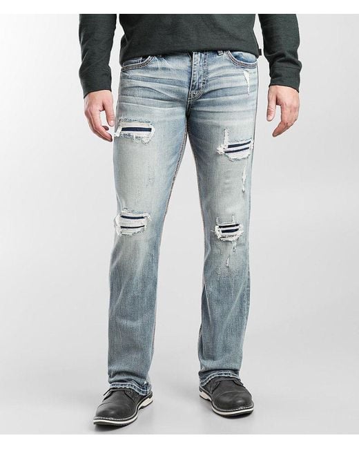BKE Blue Aiden Boot Stretch Jean for men