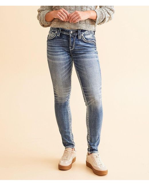 Rock Revival Jiselle Easy Skinny Stretch Jean in Blue | Lyst