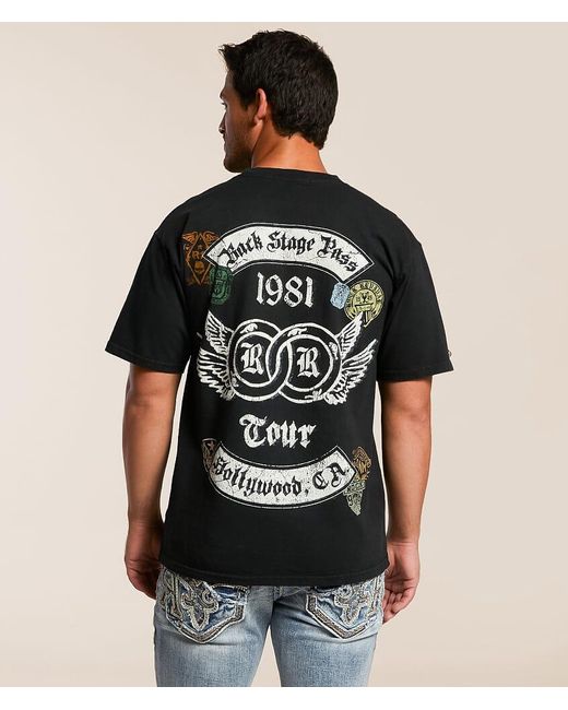 Rock Revival Black Paul T-Shirt for men