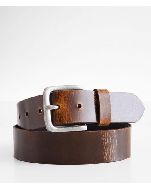 BKE Brown Alec Leather Belt for men