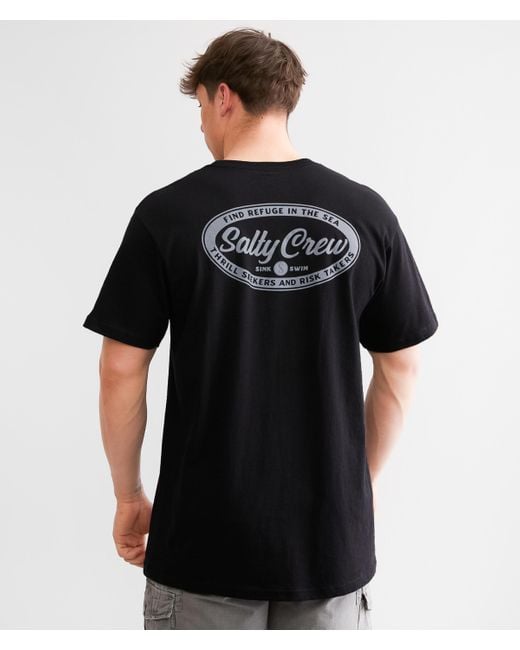 Salty Crew Black Ovaltine Classic T-shirt for men