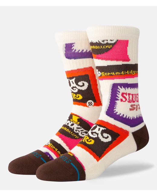Stance White Wonka Bars Socks for men