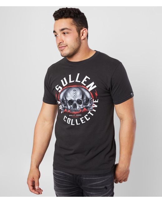 Sullen Black Trifecta T-shirt for men