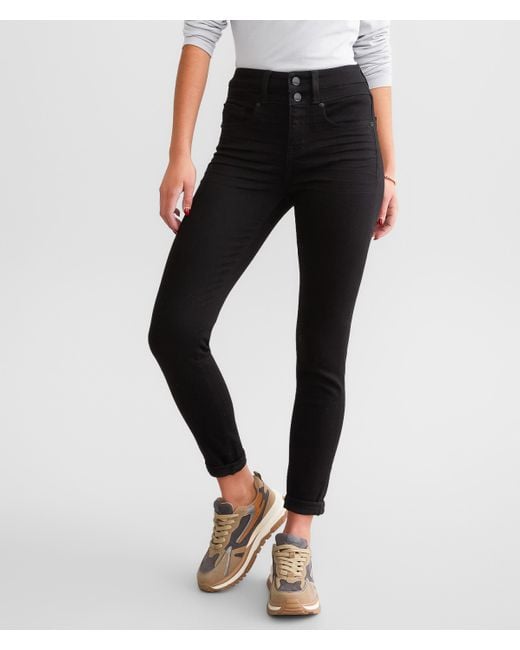 Buckle Black Fit No. 35 Ankle Skinny Stretch Jean in Black | Lyst