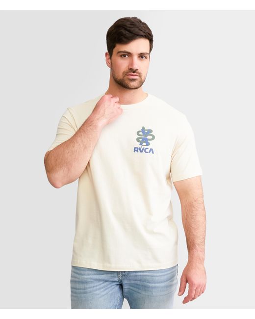 RVCA White Serpent T-shirt for men