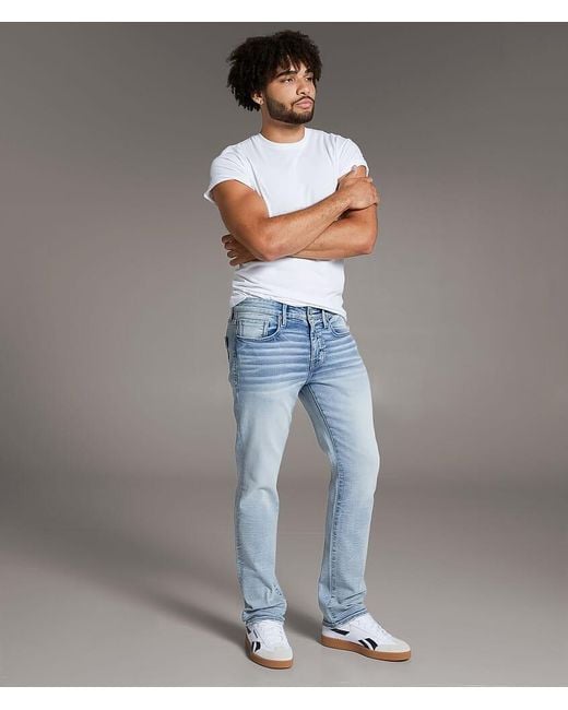 BKE Gray Jake Straight Stretch Jean for men