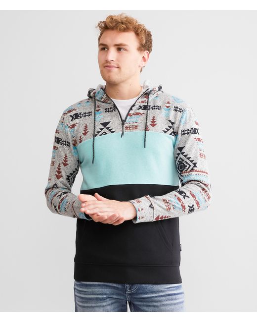 Departwest Color Block Hoodie in Gray for Men Lyst