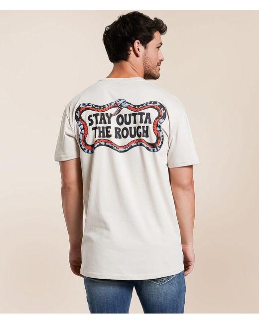 Devereux Golf Natural Stay Outta The Rough T-Shirt for men