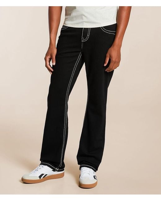 Rock Revival Black Titan Straight Stretch Jean for men