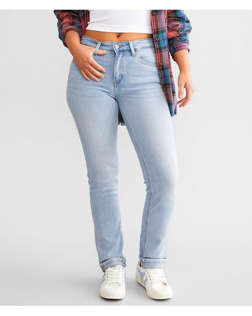 KanCan Signature;KanCan Women's Blue Kan Can Signature Kurvy Mid