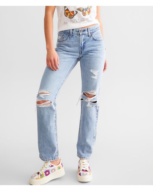 Levi's Blue Middy Straight Jean