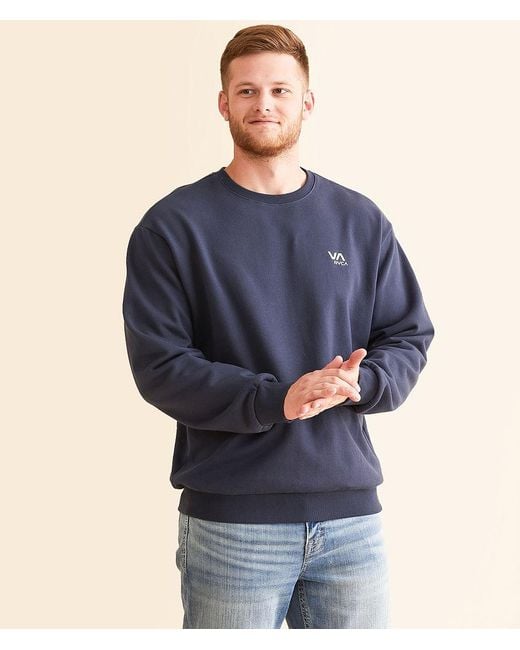 RVCA Blue Essential Pullover for men