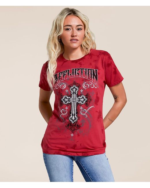 Affliction Red Reverie T-Shirt