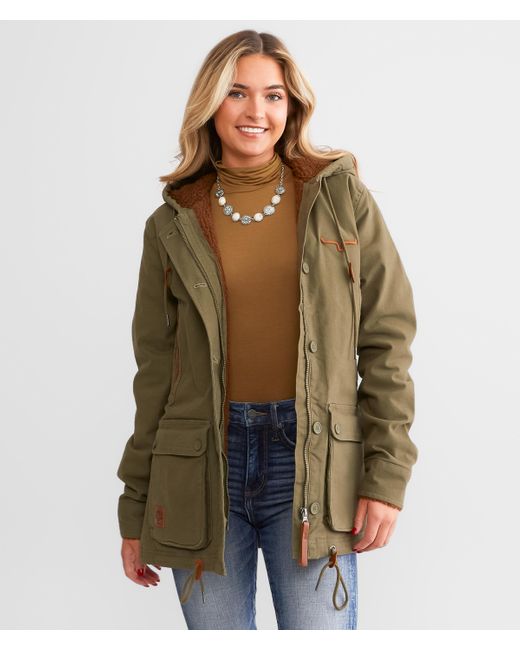 Kimes Ranch Awa Hooded Anorak Jacket in Brown Lyst