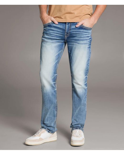 BKE Blue Jake Straight Stretch Jean for men