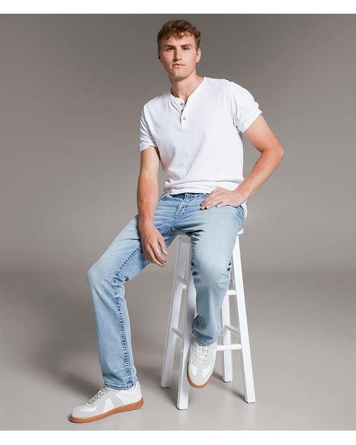 BKE Men's Gray Jake Straight Stretch Jean