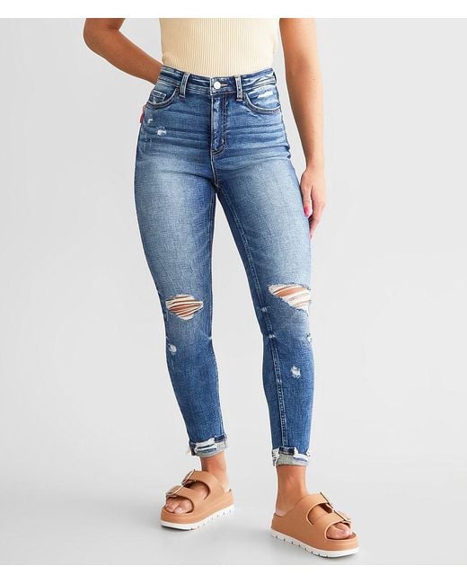 BKE Blue Parker Ankle Skinny Stretch Jean