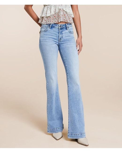 Hidden Jeans Blue Carter Trouser Stretch Jean