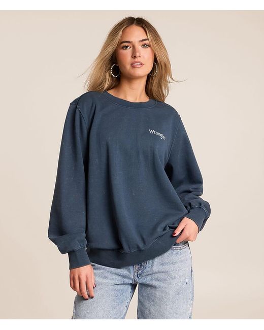 Wrangler Scenic Pullover in Blue | Lyst