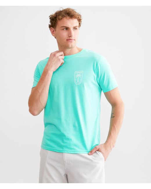 Chubbies Blue The Island Time T-shirt for men