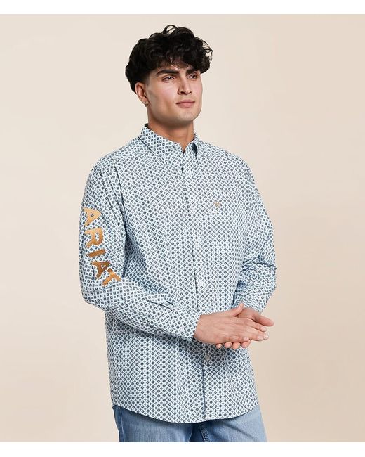 Ariat Blue Team Franklin Classic Shirt for men