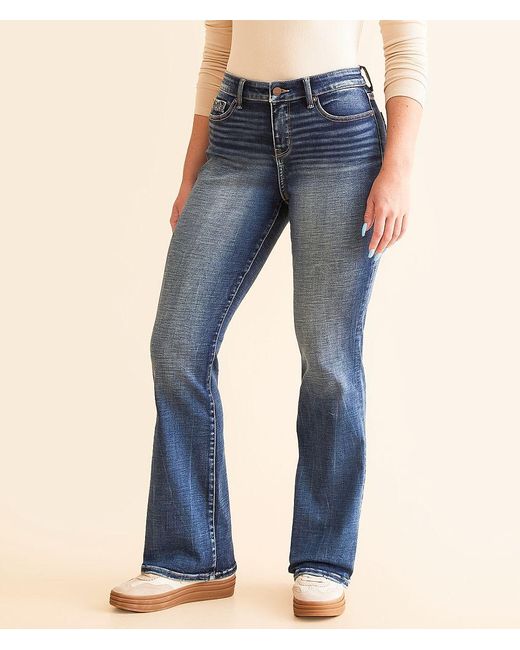 Buckle Black Blue Fit No. 85 Boot Stretch Jean